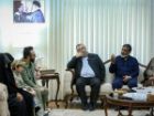 دیدار اعضای دفتر حفظ آثار رهبر شهید انقلاب با خانواده شهید تنگسیری