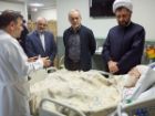 عیادت پزشکیان از حضرت آیت الله العظمی نوری همدانی