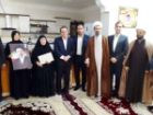 دیدار با خانواده های معظم شهدا در سیروان با حضور امام جمعه و استاندار