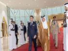 ماکرون وارد قطر شد