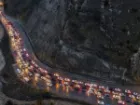 ترافیک در جاده هراز سنگین است