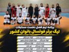 فولاد هرمزگان در گروه دوم لیگ برتر فوتسال بانوان کشور