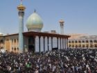 حرم مطهر شاهچراغ در سوگ وفات پیامبر رحمت و دو سلاله پاکش