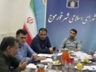 شورای شهر و شهرداری خورموج پای کار کنگره شهدا هستند