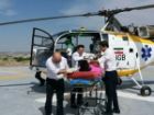 قلعه سفیدی: مادر باردار چنار با اورژانس هوایی به کرمانشاه منتقل شد