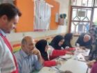 ارائه خدمات درمانی کاروان سلامت هلال احمر در روستای دستک