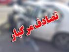 انحراف مرگبار نیسان وانت در کاشان یک فوتی و یک مصدوم داشت