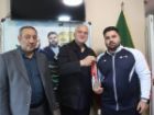 اهدای مدال های بین المللی وزنه برداران اردبیلی به آستان قدس رضوی