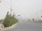 وزش باد و گردوخاک در قم ادامه دارد