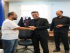 بازدید رئیس بنیاد شهید منطقه یک مشهد از ایکنا